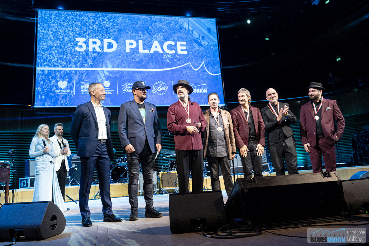 Davide Grandi (president EBU), Marcin Krupa (mayor of Katowice), SIR JOE COCCHI & BALTA BORDOY – THE BLUES WAY - Spain