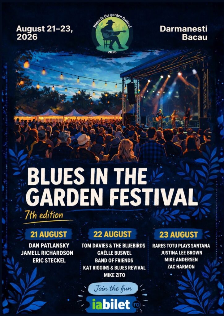Blues in the Garden Festival 2026 Poster